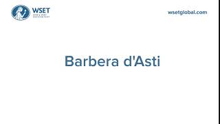 How to say it Barbera dAsti [upl. by Enelrahs]