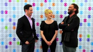 THE BIG BANG THEORY Interview Johnny Galecki and Melissa Rauch [upl. by Learrsi]