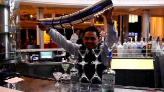 Martini Flight on Celebrity Solstice [upl. by Einohpets]