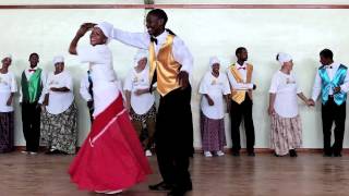 quotShinequot rural arts tour Oasis Centre with quotDie Nama Stapquot a traditional South African dance [upl. by Reivad645]