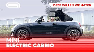 MINI Electric Cabrio rijtest de auto die we willen haten [upl. by Llirrehs]