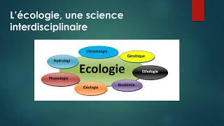 chapitre l  introduction à lécologie générale [upl. by Noira]