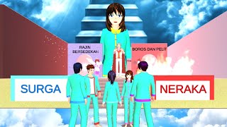 MASUK NERAKA ATAU SURGA    PENGHAKIMAN GISEL   Drama Sakura School Simulator [upl. by Eelessej]