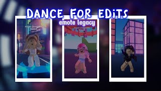 Good Dances in Emote Legacy  Roblox Emote legacy  Aneen Plays Roblox [upl. by Jewelle]