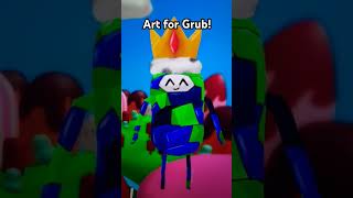 Art for GRUBCG  game art gamebeans hopgame lolbeans shorts silly [upl. by Mozelle663]