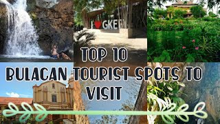 TOP 10 BULACAN TOURIST SPOTS TO VISIT [upl. by Nylcaj]