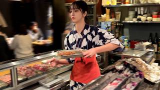 Yakitori Masters Beautiful Shop Staff and Chicken bring the crowd [upl. by Burta]