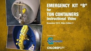 BDVD How to Use the Chlorine Institute Emergency Kit quotBquot for Chlorine Ton Containers [upl. by Ecneralc]