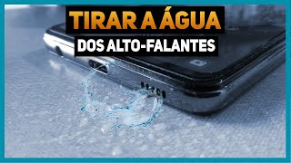 🔸 Como tirar a água dos altofalantes do seu celular ⁞ áudio falhando  PT  BR [upl. by Dahraf]