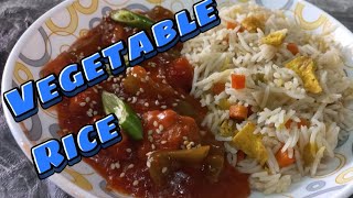 Recipe Vegetable RiceChinese Rice chinese vegetablesrice سبزی والے چاول [upl. by Ahsina]