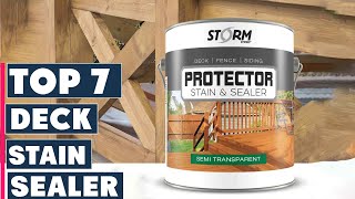 Top 7 Deck Stains and Sealers Protect Your Outdoor Space [upl. by Earb621]