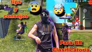 Con estos TIPS mejorarás Tus PARTIDAS de BR CLASIFICATORIA EN FREE FIRE  NolitoYT [upl. by Cassandre]