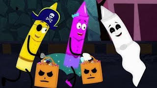 canzone notte di Halloween  Filastrocche  Halloween Night Song  Crayons Nursery Rhymes Italiano [upl. by Yesmar]