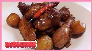 Adobong Manok na may Patatas  Chicken Adobo With Potato OFW [upl. by Hunley]