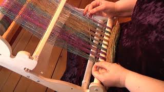 Weaving on a Cricket Rigid Heddle Loom [upl. by Elodia]