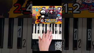 Ugh Friday Night Funkin Week 7 Piano Tutorial shorts [upl. by Andel]