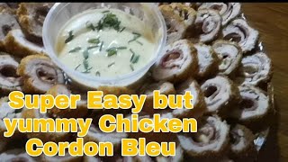 Simple and Easy Steps How to Make Chicken Cordon Bleu with white Sauce Bilao ideas [upl. by Melas12]