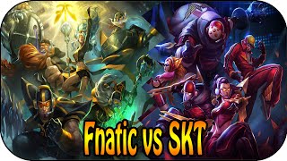 FNATIC vs SKT T1  5v5 Skin Battle Gameplay buggy sound meh [upl. by Auberta]