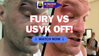 FURY VS USYK IS OFF ❌  FURY CUT IN SPARRING ✂  DO YOU BELIEVE HIM ❓ [upl. by Akimal57]