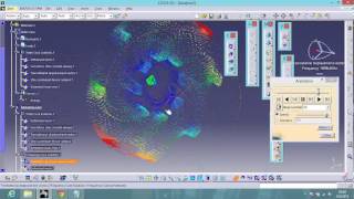 CATIAV5 Frequency analysis tutorial [upl. by Ahsakat943]