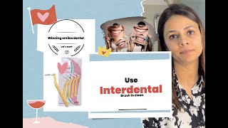 How to use an interdental brushbrush flossing smile winningsmile dentalawareness dentaltips [upl. by Chally]