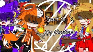 react to poppy playtime  poppy playtime  210  dogday × catnap × crafty corn  By Sixin [upl. by Klusek334]