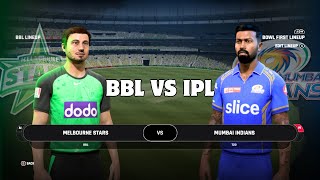 LIVEBBL VS IPL THRILLER MATCH  MI VS MS T20 MATCH  shorts shortsfeed cricket [upl. by Ennaillij]