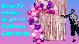 Balloon Garlands For Beginners Balloon Decorations DIY  How To [upl. by Llerreg513]