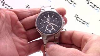 Часы Casio EDIFICE EF562D1A EF562D1AVEF  Видео обзор от PresidentWatchesRu [upl. by Melamie]