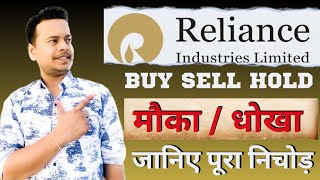 RELIANCE INDUSTRIES SHARE LATEST NEWS  RELIANCE INDUSTRIES SHARE PRICE TARGET  RELIANCE STOCK VIEW [upl. by Odie]