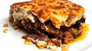 Greek HomeMade Moussaka Recipe [upl. by Syxela822]