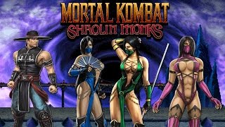 Mortal Kombat Shaolin Monks Kung Lao Vs Kitana Jade And Mileena [upl. by Amathiste709]