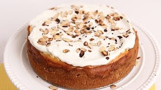 Amaretti Cheesecake Recipe  Laura Vitale  Laura in the Kitchen Episode 695 [upl. by Erdah]