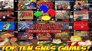 Super Nintendo Top 10 Games of All Time The Great YoVideogames Debate [upl. by Kliman769]