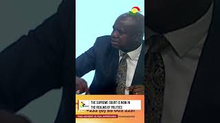 quotThe Supreme Court is now in the realms of politicsquot  Lawyer Edudzi Tamakloe  Big Issue on TV3 [upl. by Amak]