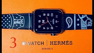 Apple Watch Hermes Series 3 LTE 42mm Unboxing [upl. by Miltie]