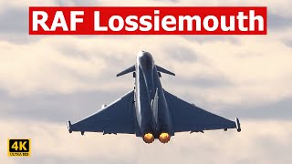 RAF LOSSIEMOUTH  Eurofighter Typhoon amazing vertical climb [upl. by Anad]