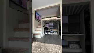 Loft Bed with PCSetup diy loftbed pcsetup [upl. by Nalo664]