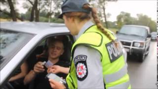 Policijos reidas Panevėžio rajone [upl. by Petronia]