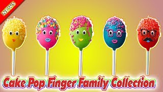 Cake Pop Finger Family Collection  Finger Family Nursery Rhyme Songs  Songs For Kids [upl. by Alin325]