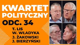 KWARTET POLITYCZNY  Tomasz Lis Wiesław Władyka Jakub Bierzyński Jacek Żakowski odc 34 [upl. by Nosmas]