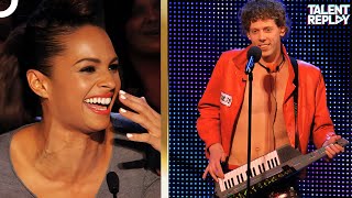 The Power of Keytar Maarty Broekman Wows Alesha  Britains Got Talent [upl. by Brigette]