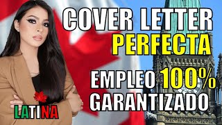 🚨ASÍ CONSEGUÍ TRABAJO EN CANADÁ CLASE MAGISTRALSECRETOS DE LA CARTA DE PRESENTACIÓN I COVER LETTER [upl. by Ranee]