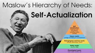 Maslows Hierarchy of Needs SelfActualization and SelfTranscendence [upl. by Tiphani]