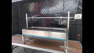 Asador para borrego entero con motor [upl. by Yhtak]