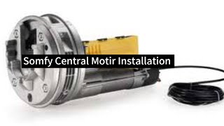 Somfy Center Fixing Rolling Shutter Machine  Somfy Centre Garage Door Motor Opener  Somfy [upl. by Crandell]