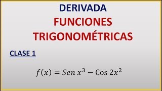 DERIVADA FUNCIÓN SENO Y COSENO  CLASE 1 [upl. by Downe]