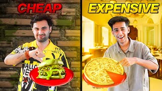 Cheap vs EXPENSIVE Food Challenge With Moppy 😱 [upl. by Nodnyl]