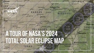 A Tour of NASA’s 2024 Solar Eclipse Map [upl. by Iaoh]