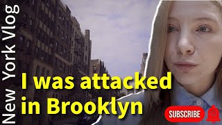 Unprovoked attack in Brooklyn A cheap but good haircut and tasty food vlog brooklyn newyork [upl. by Ahsiym]